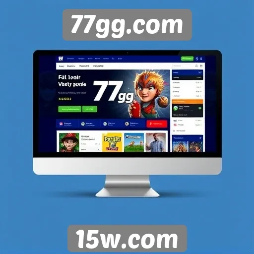 Análise da interface de usuário do 77gg.com